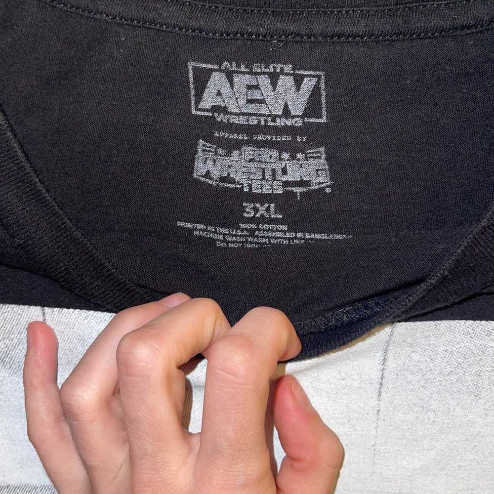 AEW All Elite Wrestling Mens 3XL T Shirt Short Sl… - image 4