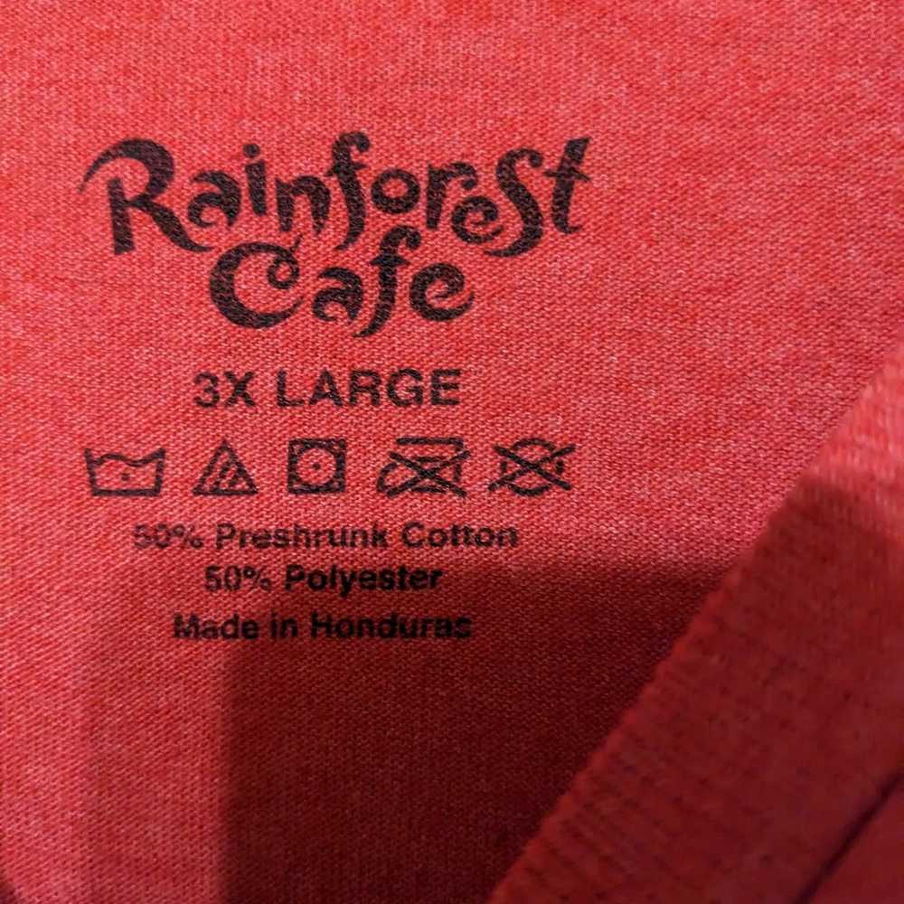 Rain Forest Cafe t shirt sz 3XL - image 4