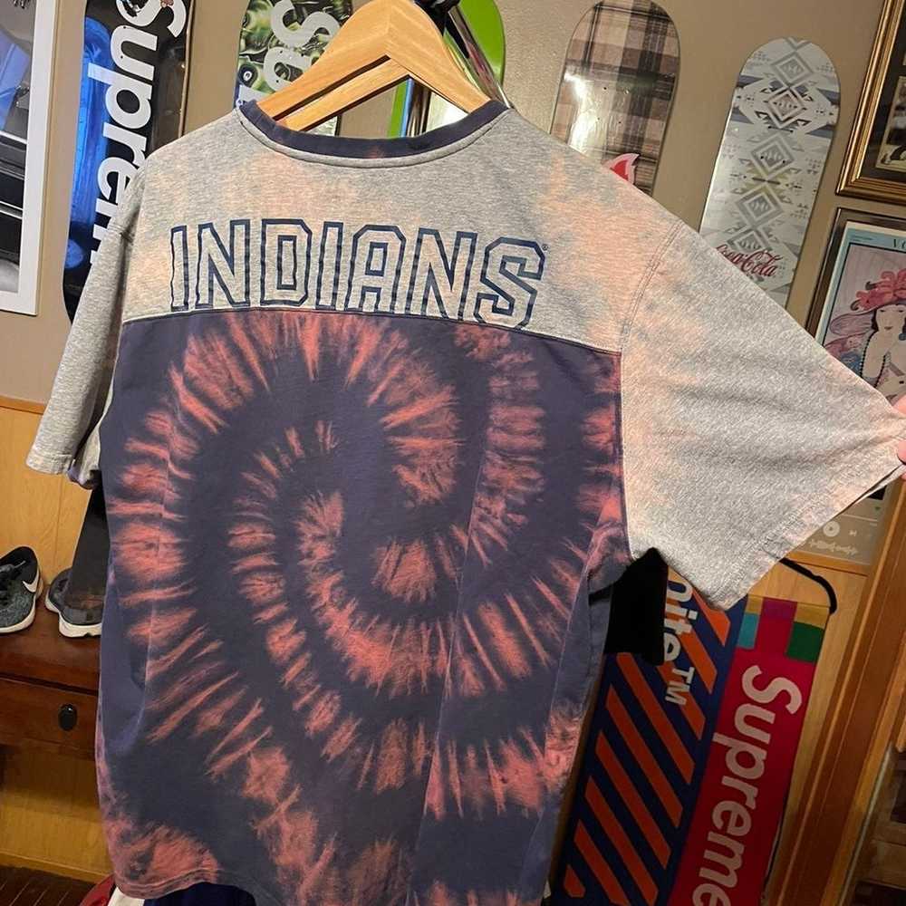 Indians baseball custom one of one reversed dye d… - image 4