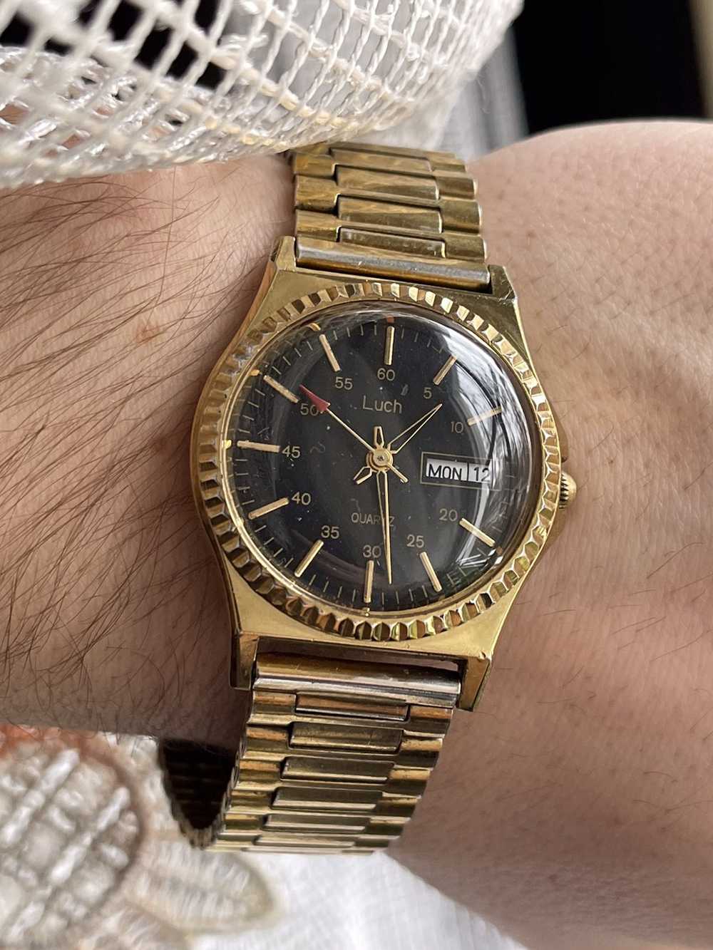 Luxury × Rare × Watch Retro watch 80-90s LUCH USS… - image 9