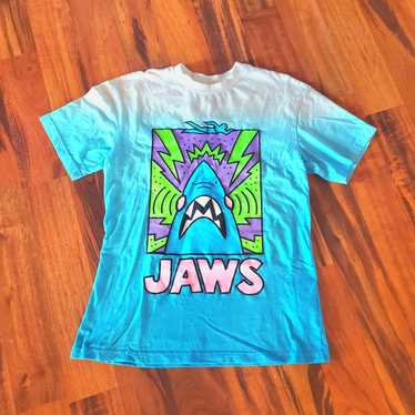 H&M Jaws Keith Haring-style Neon Tee - image 1