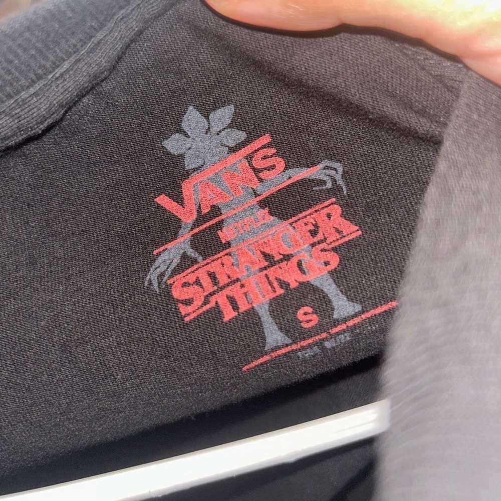 Stranger things vans collab t-shirt - image 2