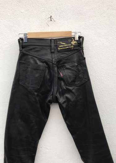 Aero leather leather pants - Gem