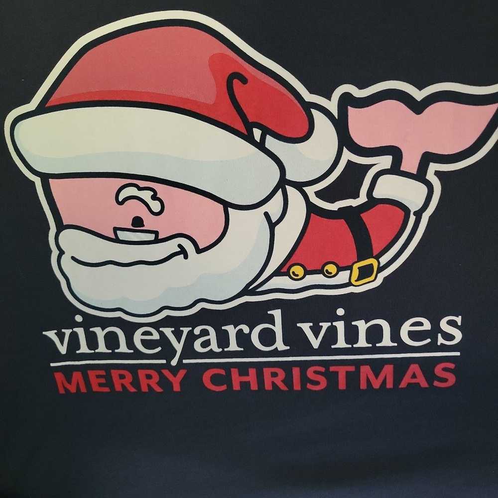 Vineyard Vines Long Sleeve Santa Whale - image 3