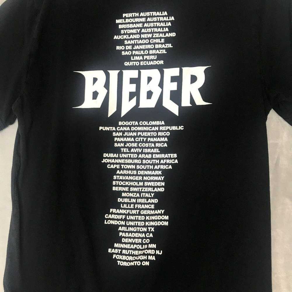 Justin Bieber Stadium Tour Team Bieber Shirt Unis… - image 3