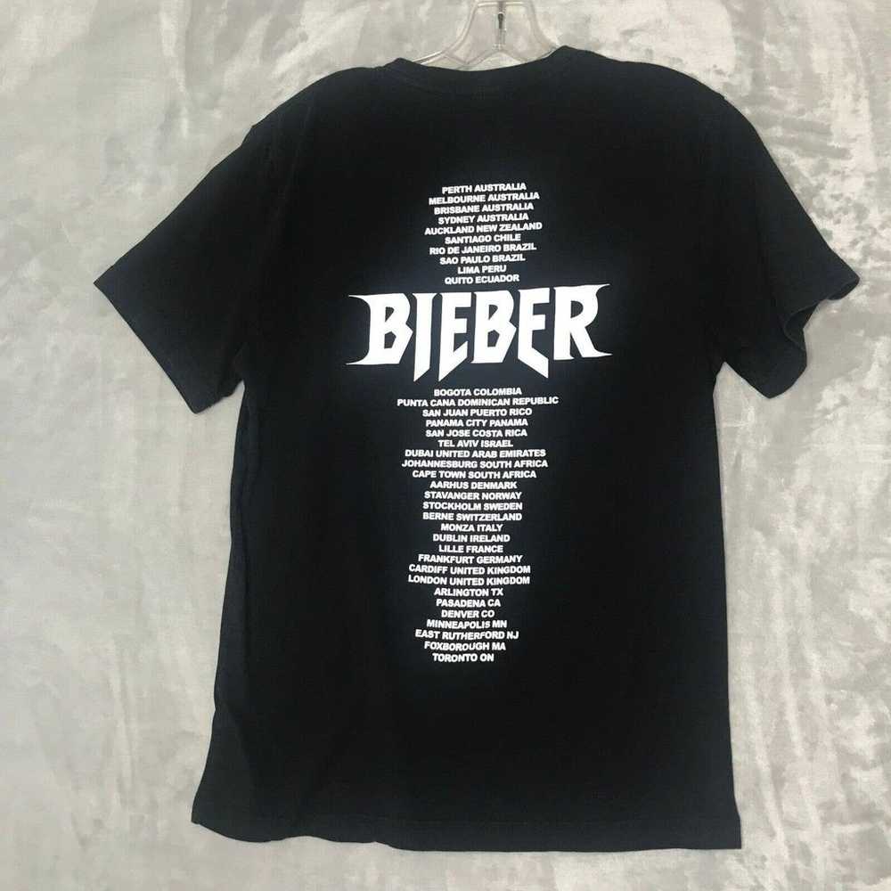 Justin Bieber Stadium Tour Team Bieber Shirt Unis… - image 4