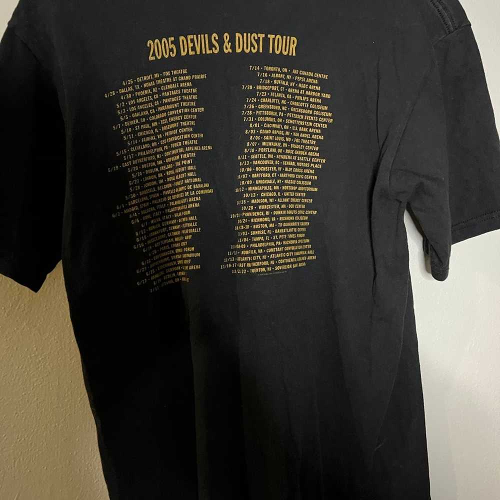 Devils and Dist Bruce Springsteen 2005 tour tshirt - image 3