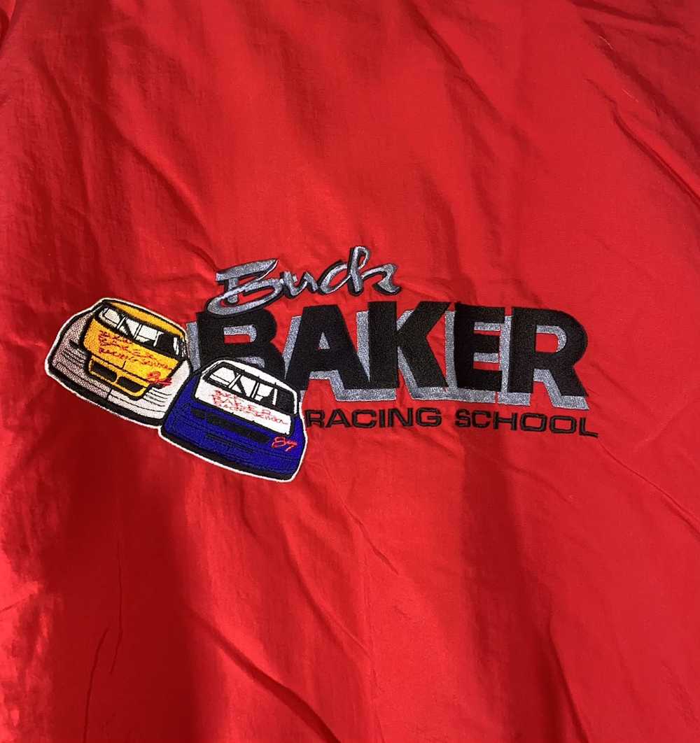 NASCAR × Vintage VTG 90s Baker Racing School Puff… - image 5