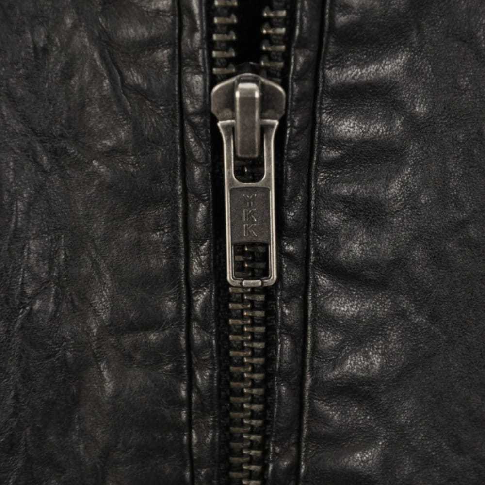 Diesel Black Gold Leather short vest - image 5