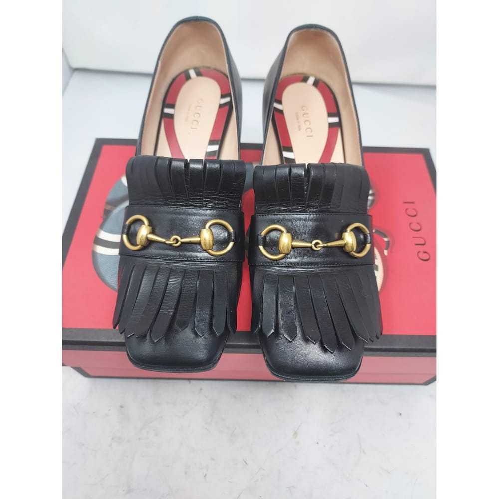 Gucci Malaga leather heels - image 2