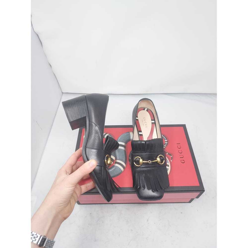 Gucci Malaga leather heels - image 3