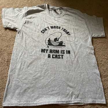 Fishing shirt .”Can’t work today my arm is in a c… - image 1