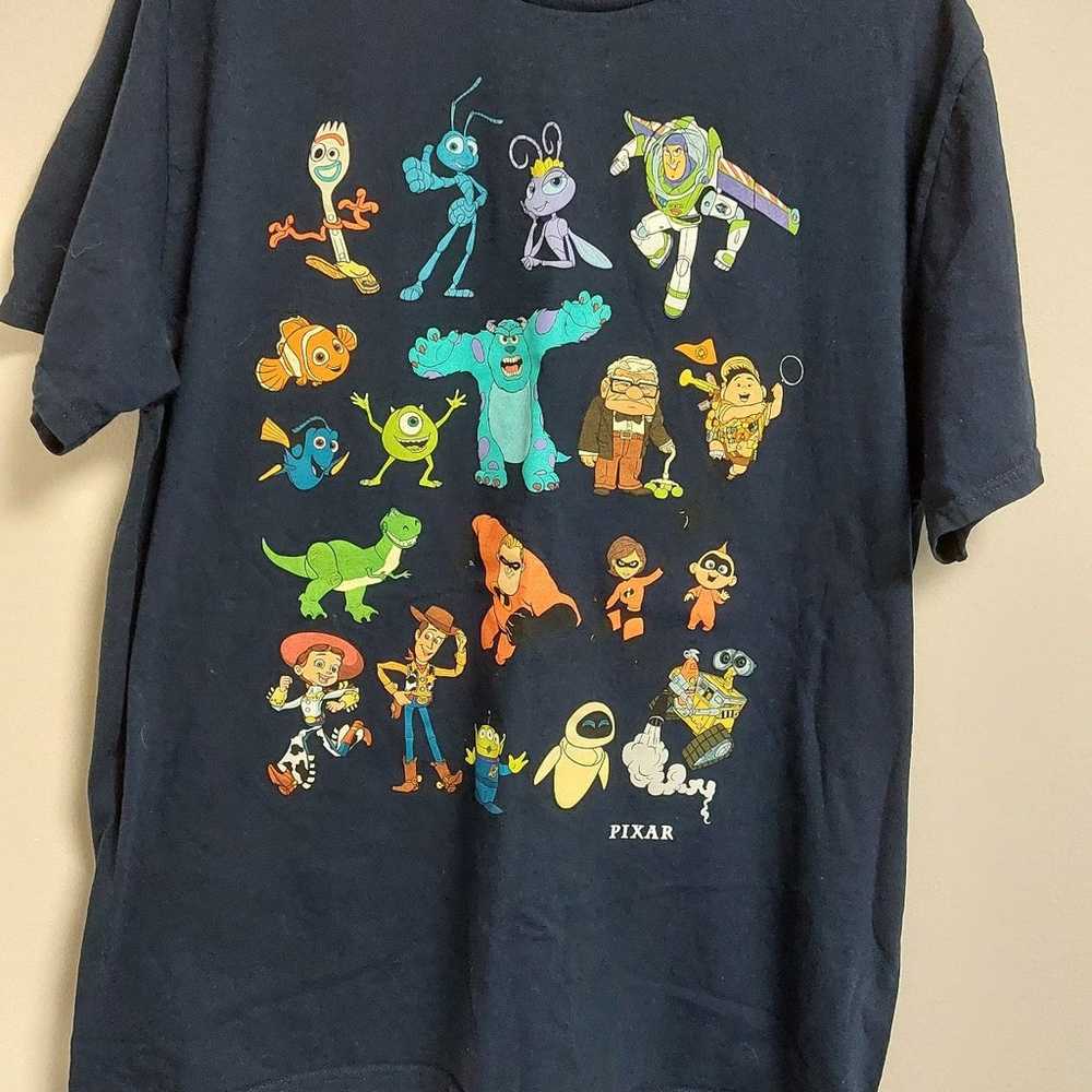 Disney Pixar Movie Characters T-Shirt Size XL Mint - image 4