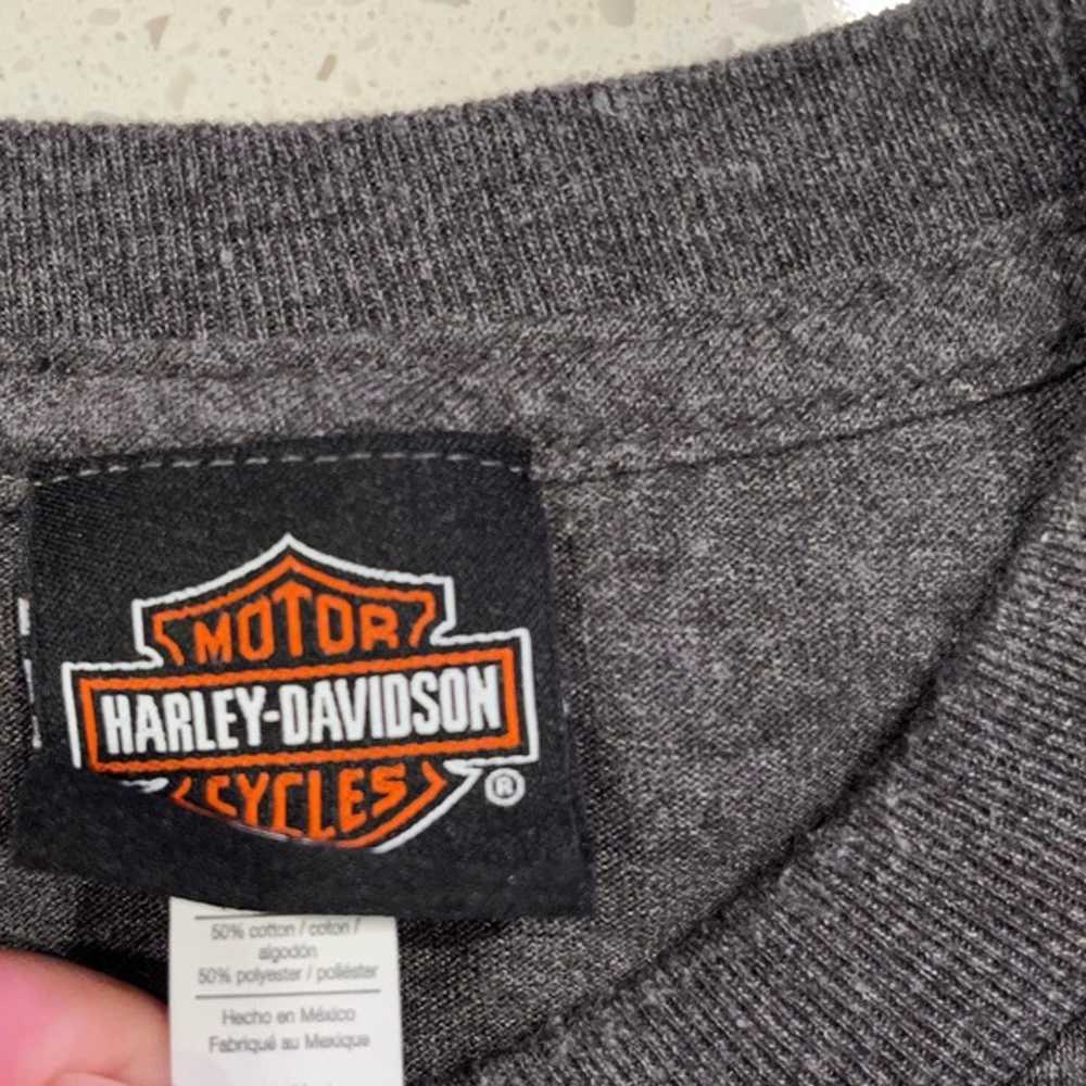 Harley Davidson Gray Bike Week Long Sleeve Shirt - image 5