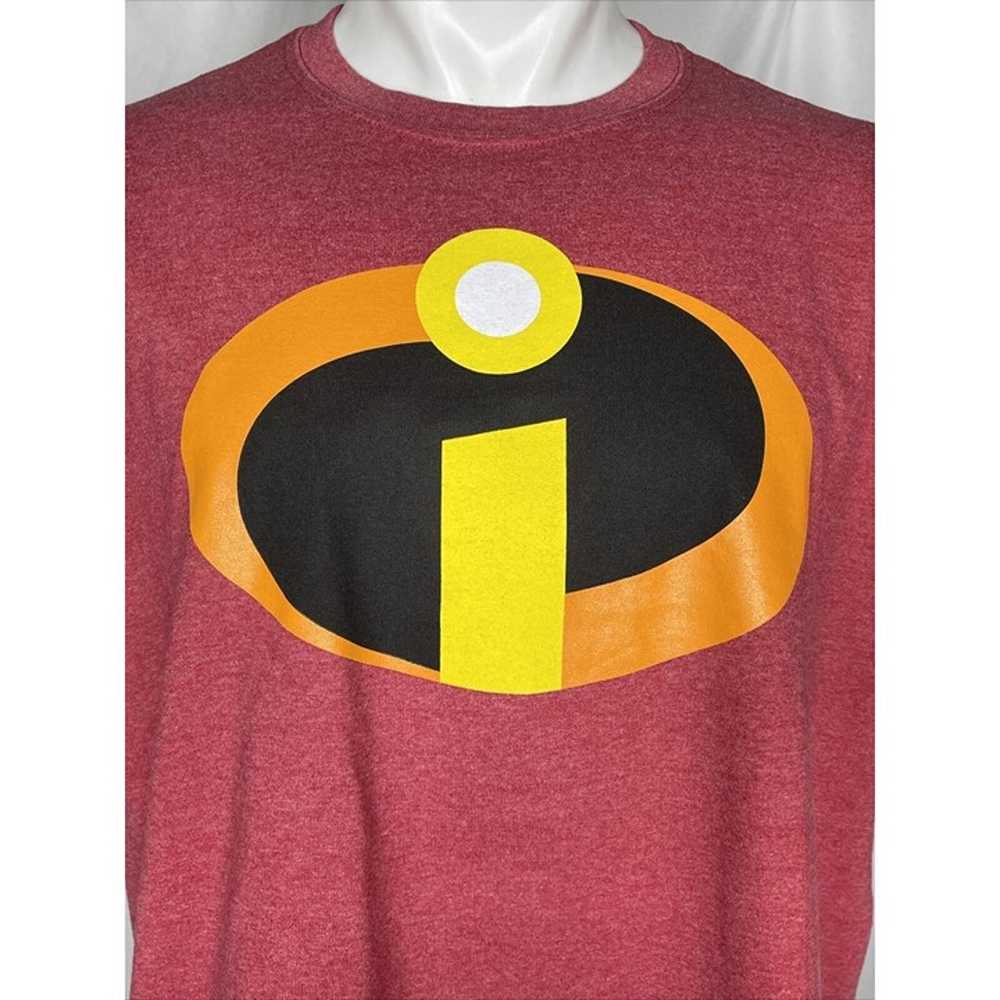 The Incredibles Disney Pixar Logo T-Shirt Red Men… - image 2