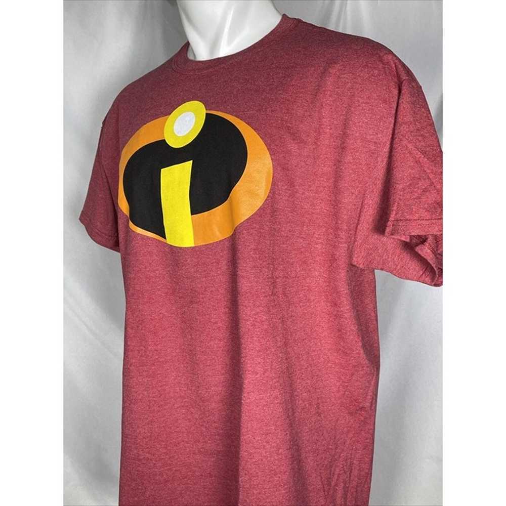 The Incredibles Disney Pixar Logo T-Shirt Red Men… - image 3