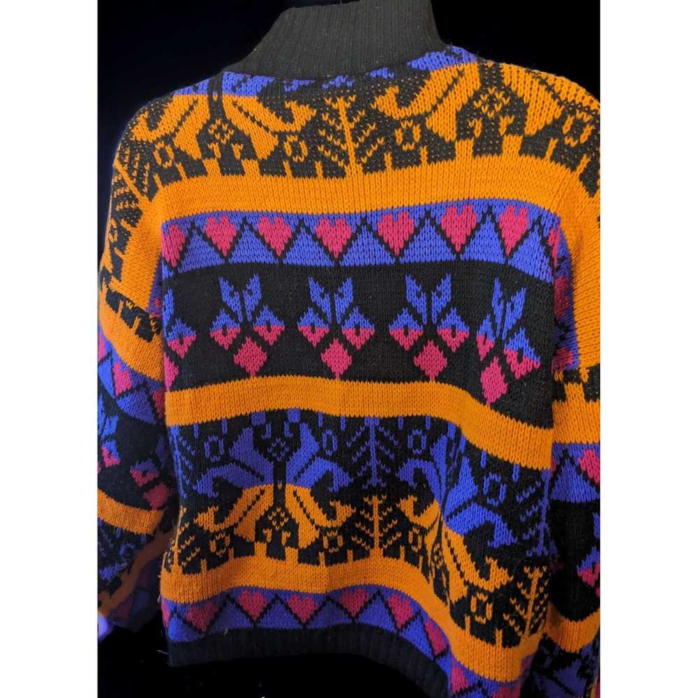 Vintage Vintage 80s Vibrant Sweater - image 3