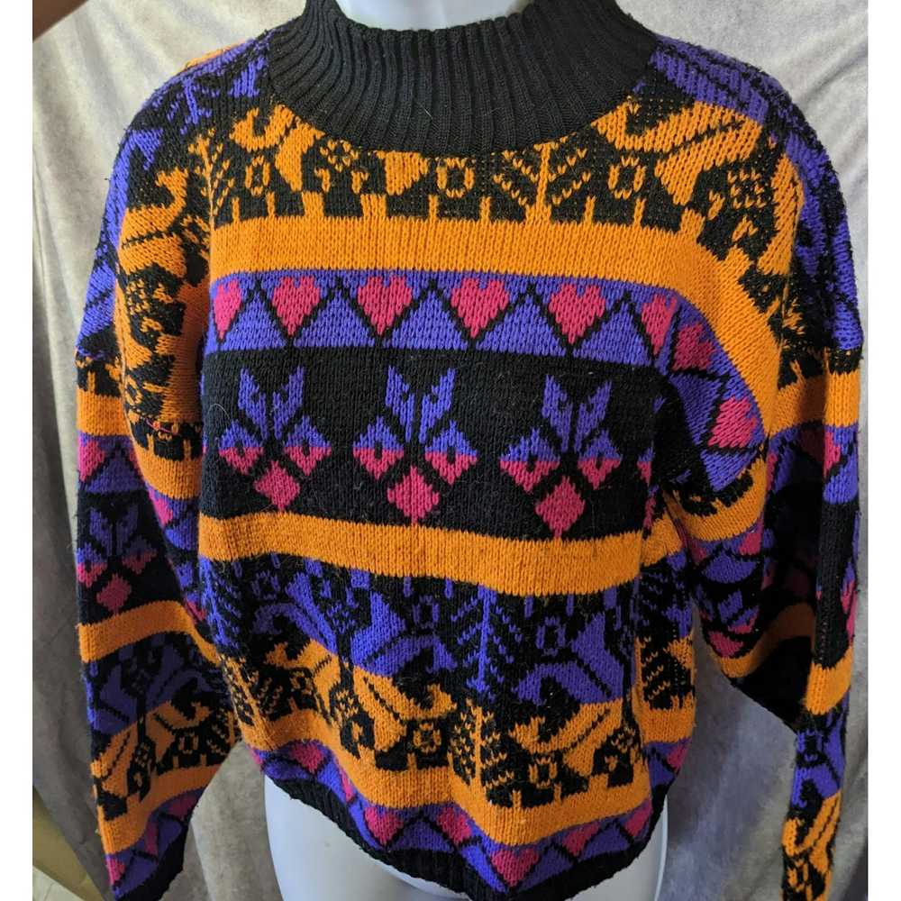 Vintage Vintage 80s Vibrant Sweater - image 5