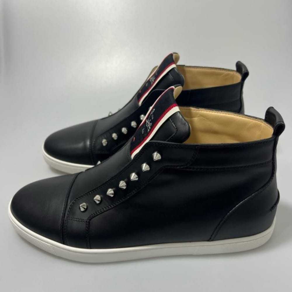 Christian Louboutin Leather high trainers - image 3