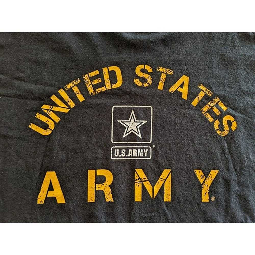 Men's United States Army T Shirt Size 2XL Black G… - image 2