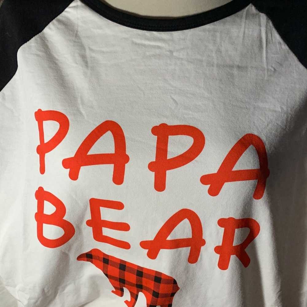 Papa bear t shirt - image 2