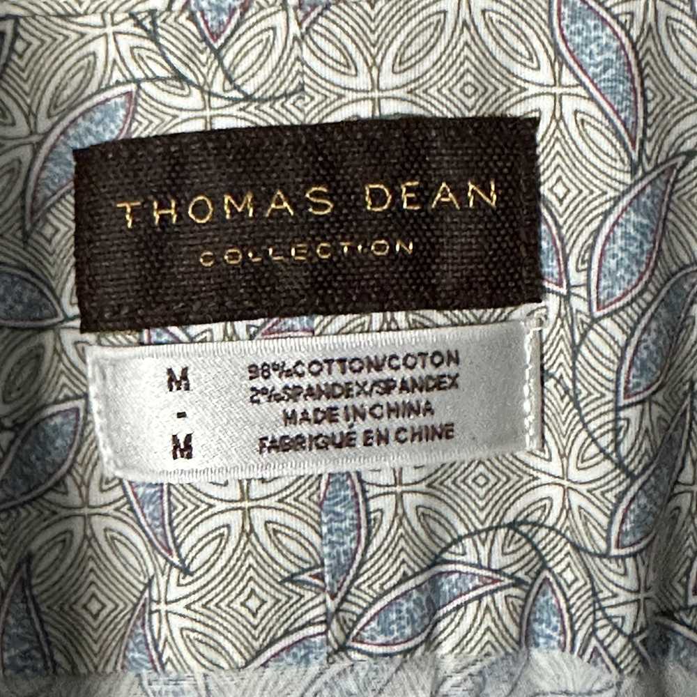 Thomas Dean Thomas Dean Leaf Patterned Button Dow… - image 3