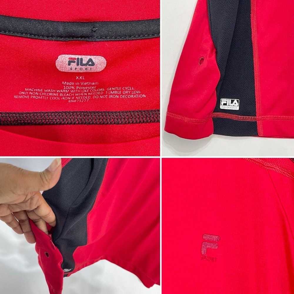 Fila Sport Men Size 2XL Short Sleeve Performance … - image 6