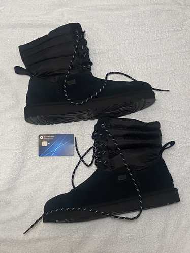 Stampd × Ugg Rare UGG x STAMPD Lace Up Black Boots