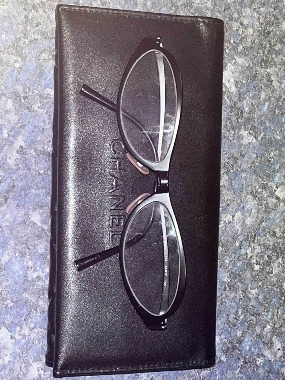 Chanel Chanel metal cat eye glasses - image 3