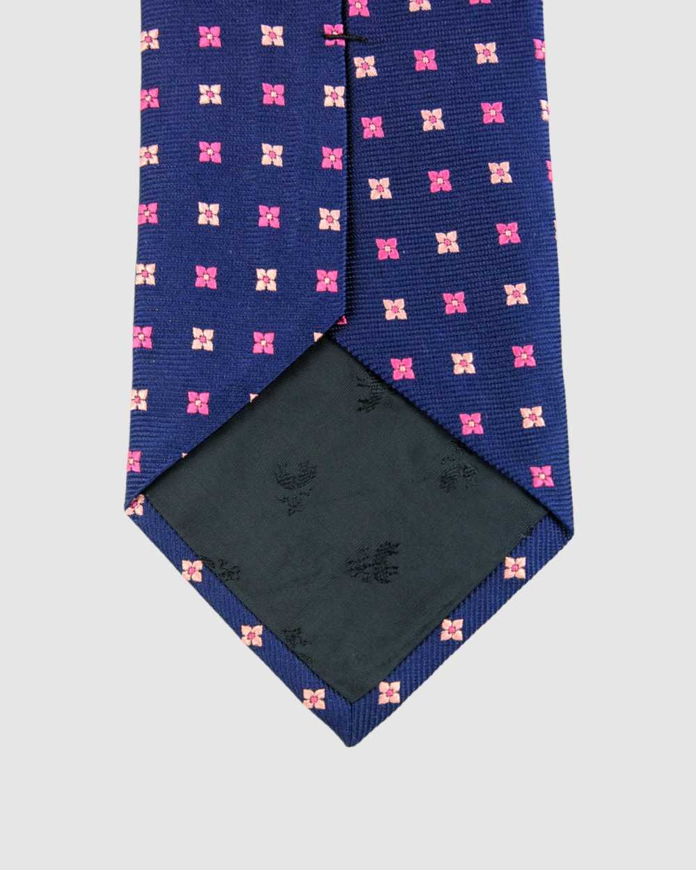 Brooks Brothers Floral Pastel Woven 100% Silk Tie - image 3