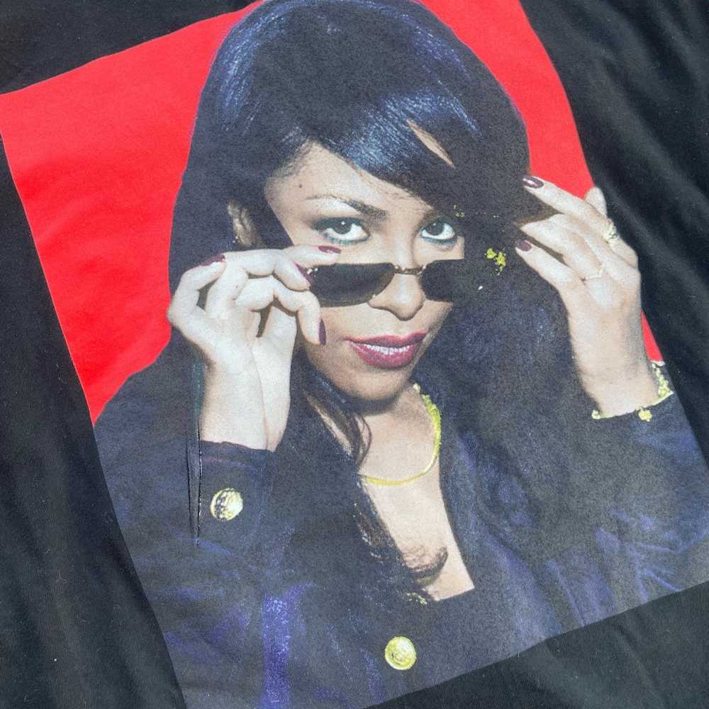 NWOT Aaliyah Rap Band Hip Hop Shirt 3xl NEW - image 2