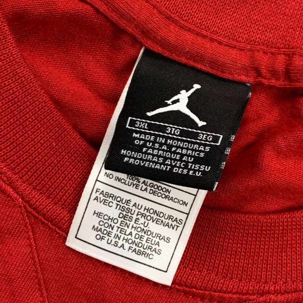 Jordan AF 1 Nike Jumpman Logo Rhinestone Red Tee … - image 6