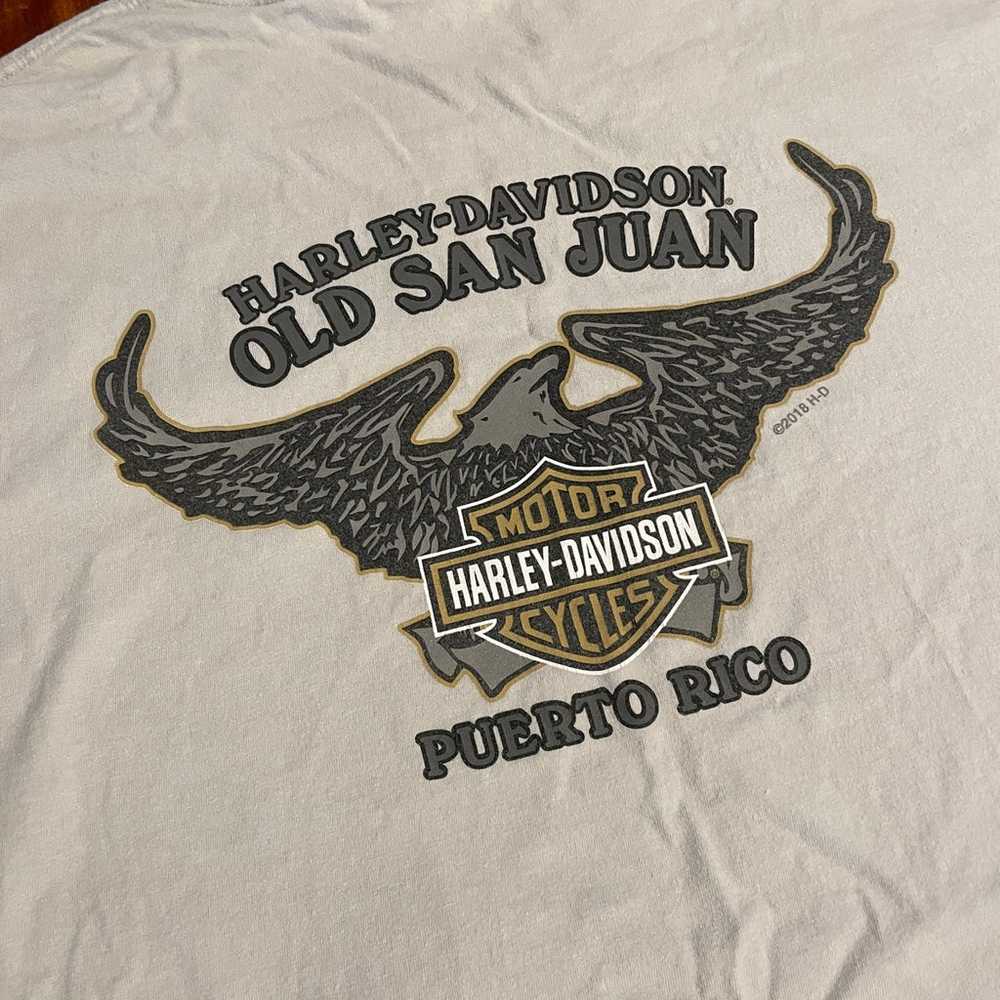 Harley Davidson Old San Juan Puerto Rico Mens Tsh… - image 5