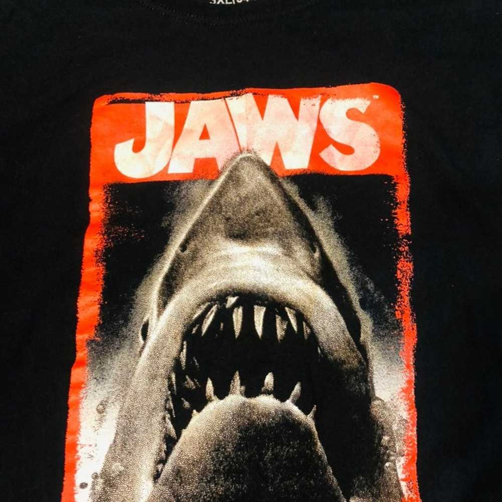 Novelty JAWS shark week shirt - image 1