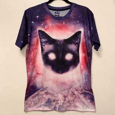 Kitty Cat In The Sky Mountains Shirt - image 1