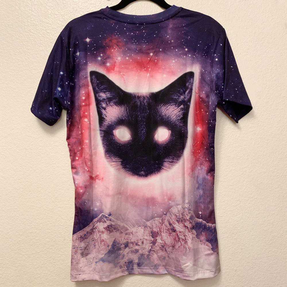Kitty Cat In The Sky Mountains Shirt - image 2