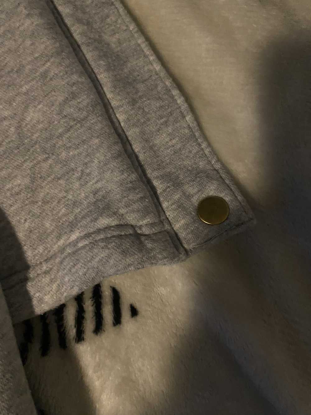Japanese Brand × Streetwear Grey fur lined sweater - image 5