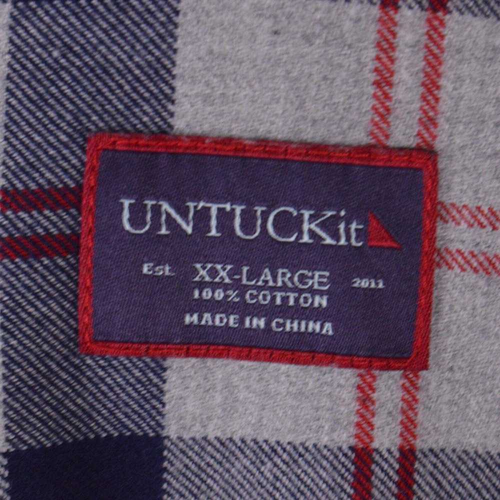 UNTUCKit UNTUCKit Mens Shirt XXL Relaxed Fit Red … - image 8
