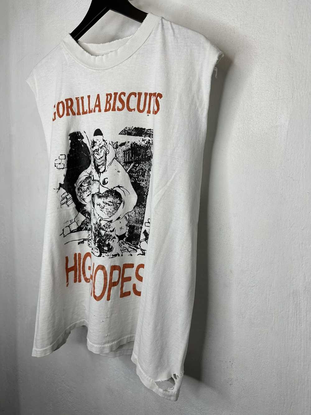 Band Tees × Vintage Vintage Gorilla Biscuits High… - image 10