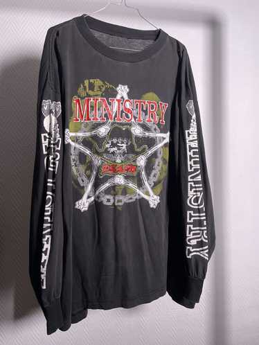 Band Tees × Vintage 1992 Ministry Psalm Longsleeve