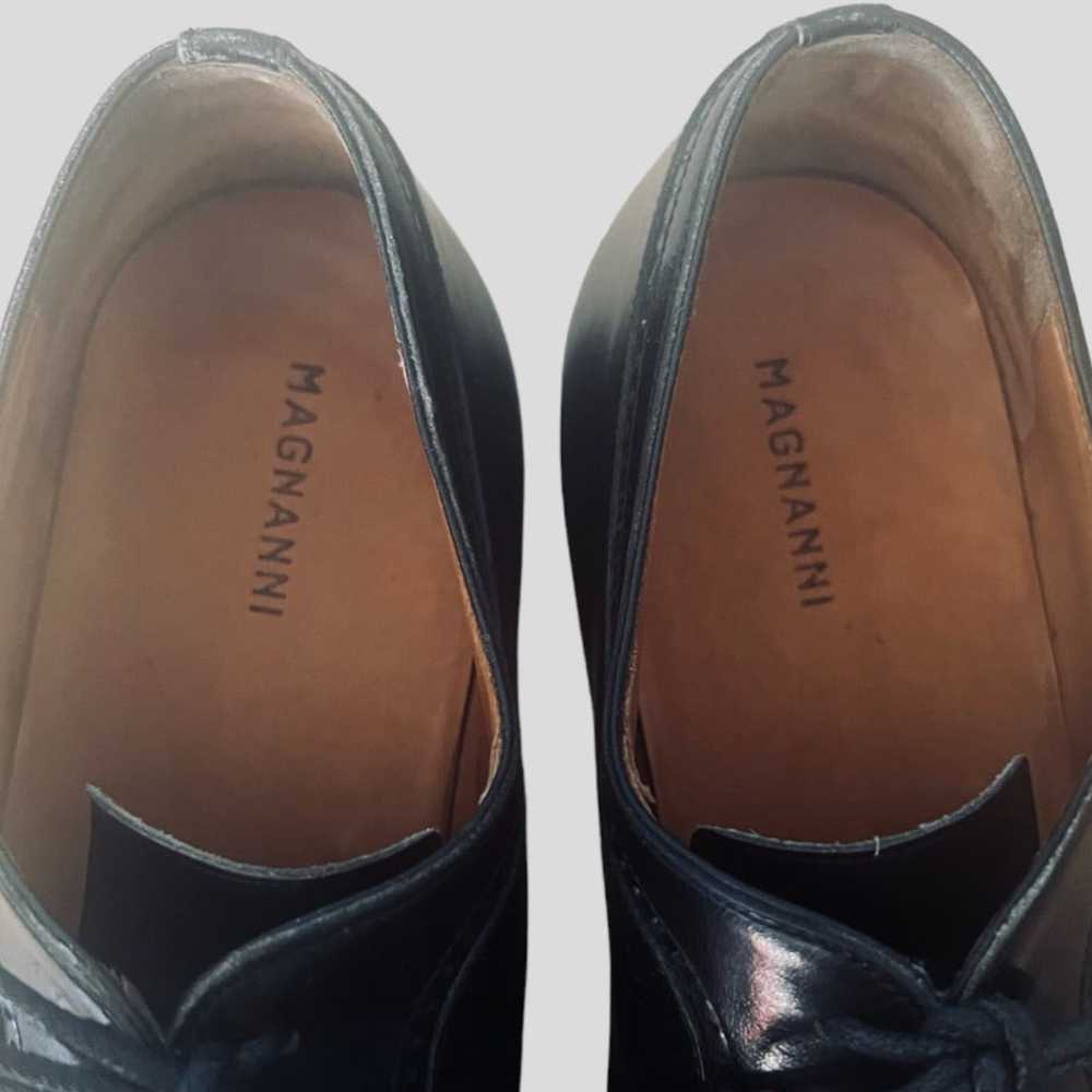 Magnanni Magnanni Black Leather Dress Shoes | Siz… - image 7
