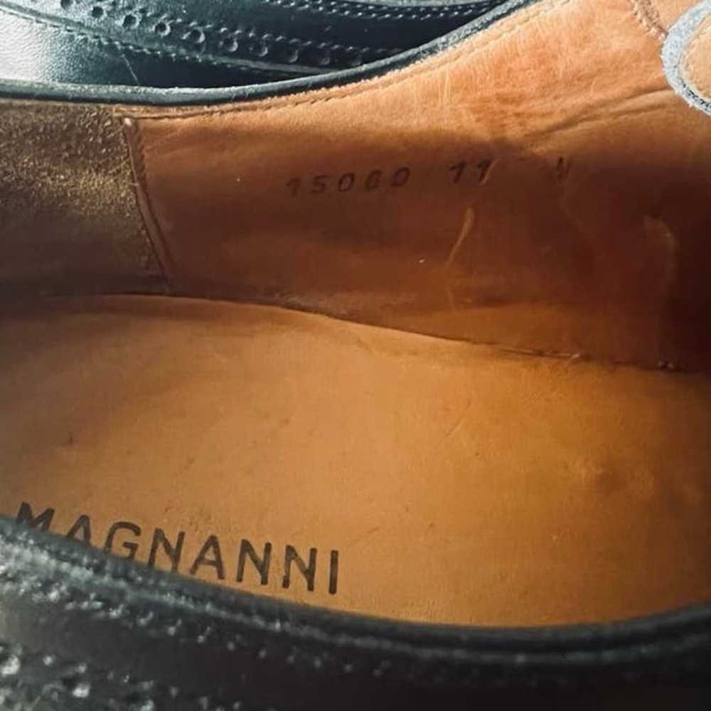 Magnanni Magnanni Black Leather Dress Shoes | Siz… - image 8
