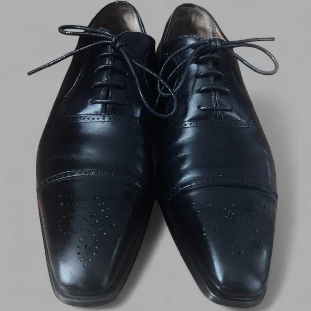 Magnanni Magnanni Black Leather Dress Shoes | Siz… - image 9