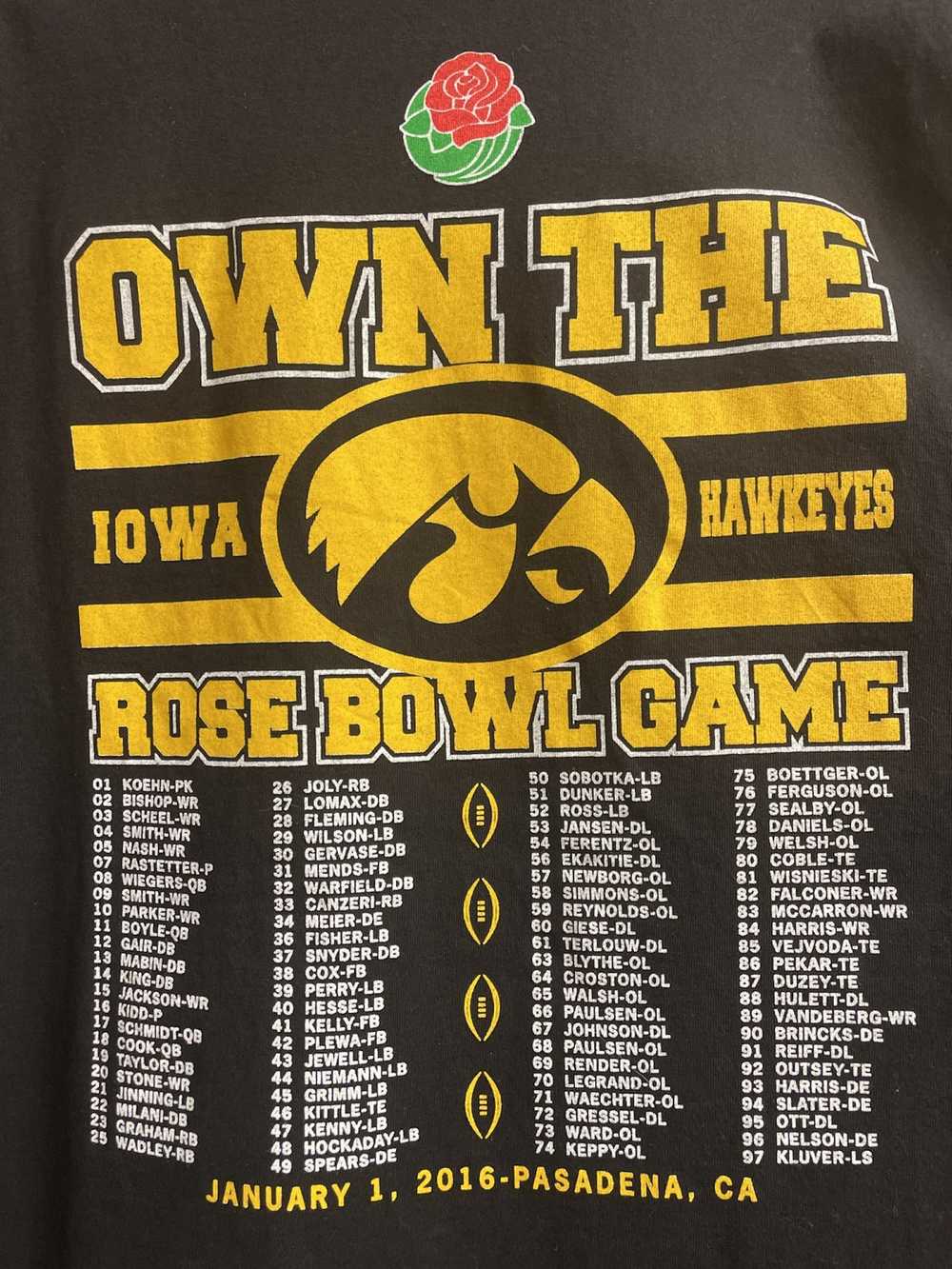 Nike Iowa Hawkeyes University Football Rose Bowl … - image 5