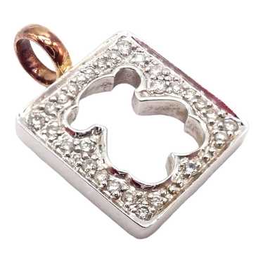 Tous Tous 18k Multi Color Gold Teddy Bear Diamond… - image 1