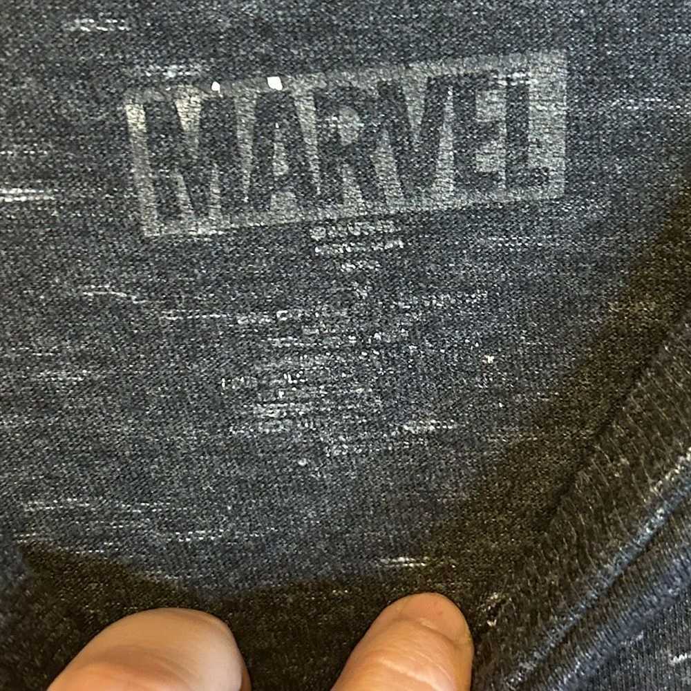 Marvel Comics Marvel DeadPool Medium Grey & Red T… - image 3