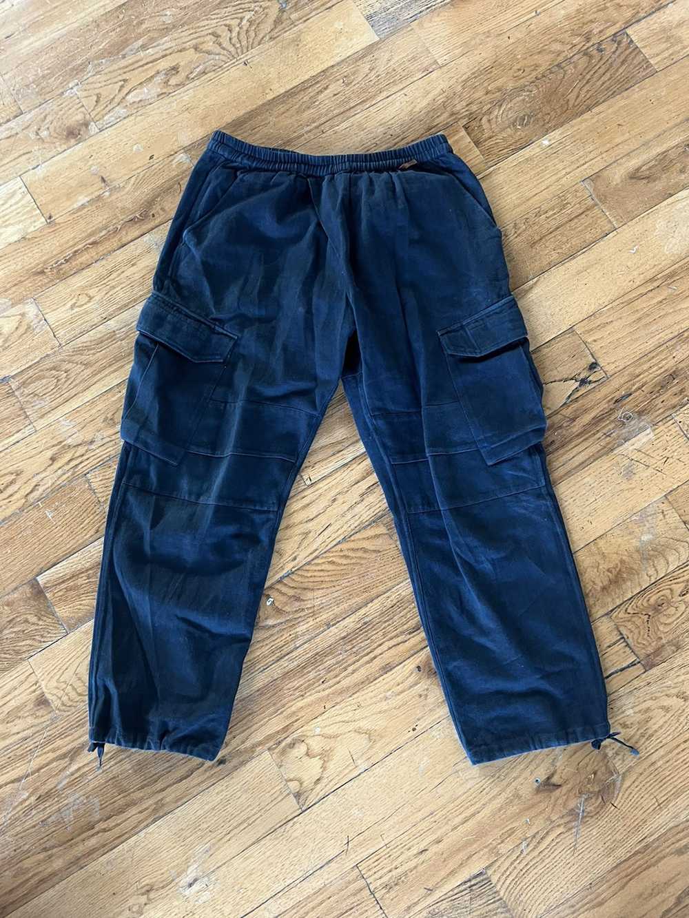 18 East 18 East Indigo-Dyed Cargo Pants - image 1