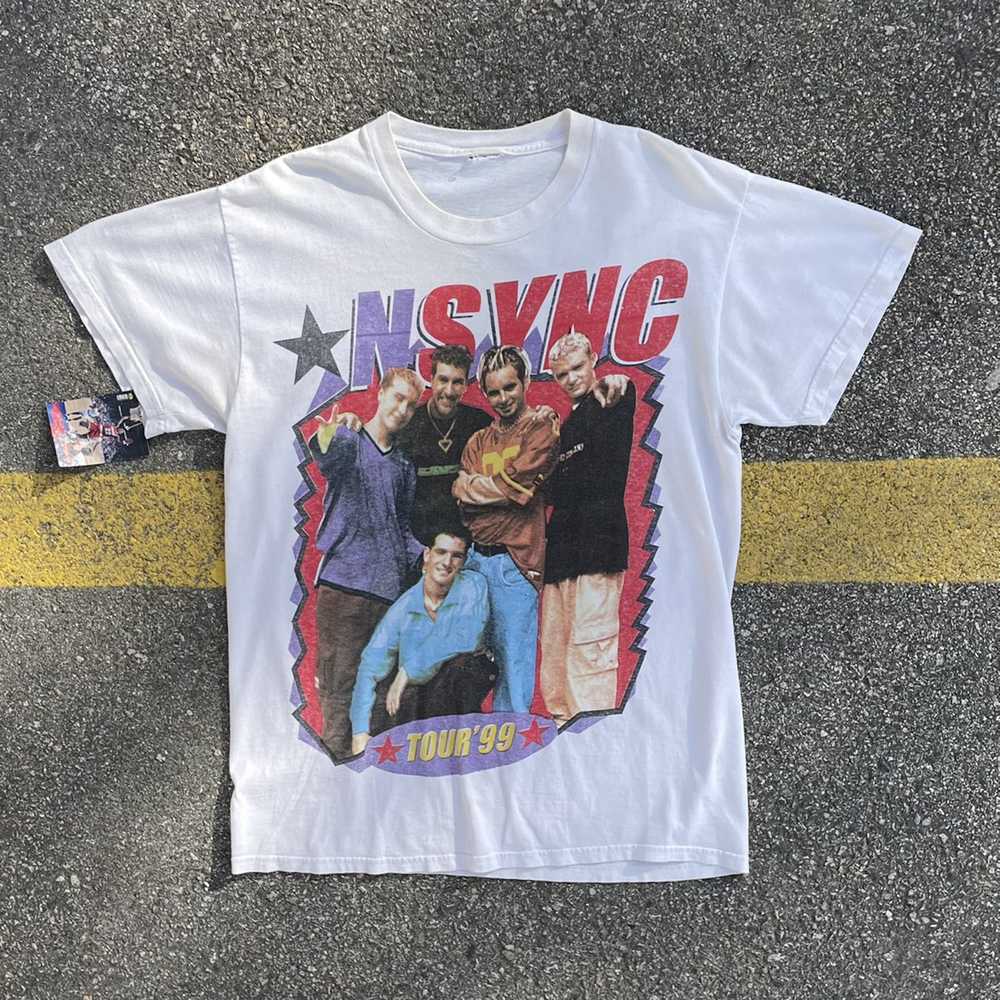 Made In Usa × Tour Tee × Vintage 1999 NSYNC Vinta… - image 1