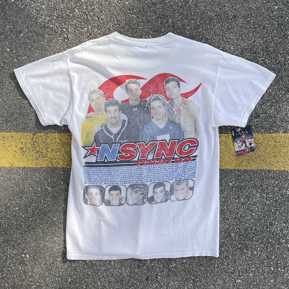 Made In Usa × Tour Tee × Vintage 1999 NSYNC Vinta… - image 2