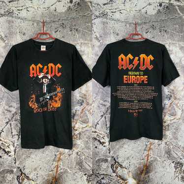 Ac/Dc × Rock T Shirt × Vintage Men’s T Shirt AC/D… - image 1